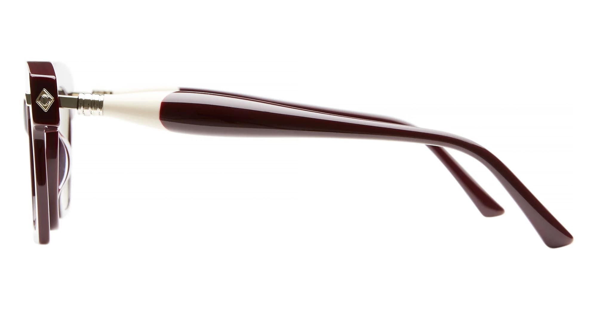 Ottica Mondello Roma - Kuboraum - KRS0J9DR0000002F - MASK J9 DR - BORDEAUX - Acetate - shape Squared - burgundy - EYEWEAR - SUNGLASSES - Unisex,Uomo,Donna,Women,Men - lens light grey - Made In Italy