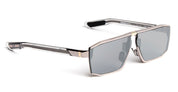 Ottica Mondello Roma - Movitra - PHAENOMENON 02-C2 - PHAENOMENON 02 - C2 Light Grey / Silver Lens - Titanium - shape Mask - brown - EYEWEAR - SUNGLASSES - Uomo,Men - lens silver - Made In Italy