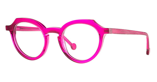 Theo eyewear Cape vulture - 011 transparent deep orchid rx