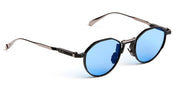 Ottica Mondello Roma - Movitra - APEX 01-C1 - Apex 01 - C1 Gunmetal / Blue Lens - Titanium - shape  - grey - EYEWEAR - SUNGLASSES - Uomo,Men - lens  - Made In Italy