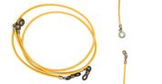 Leather detachable cord - yellow