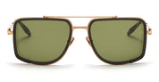 Ottica Mondello Roma - Akoni - AKS-500E-59 - STARGAZER - GOLD / DARK GREY CRYSTAL - Acetate, titanium - shape  - gold, grey - EYEWEAR - SUNGLASSES - Uomo,Men - lens  - Made In Japan