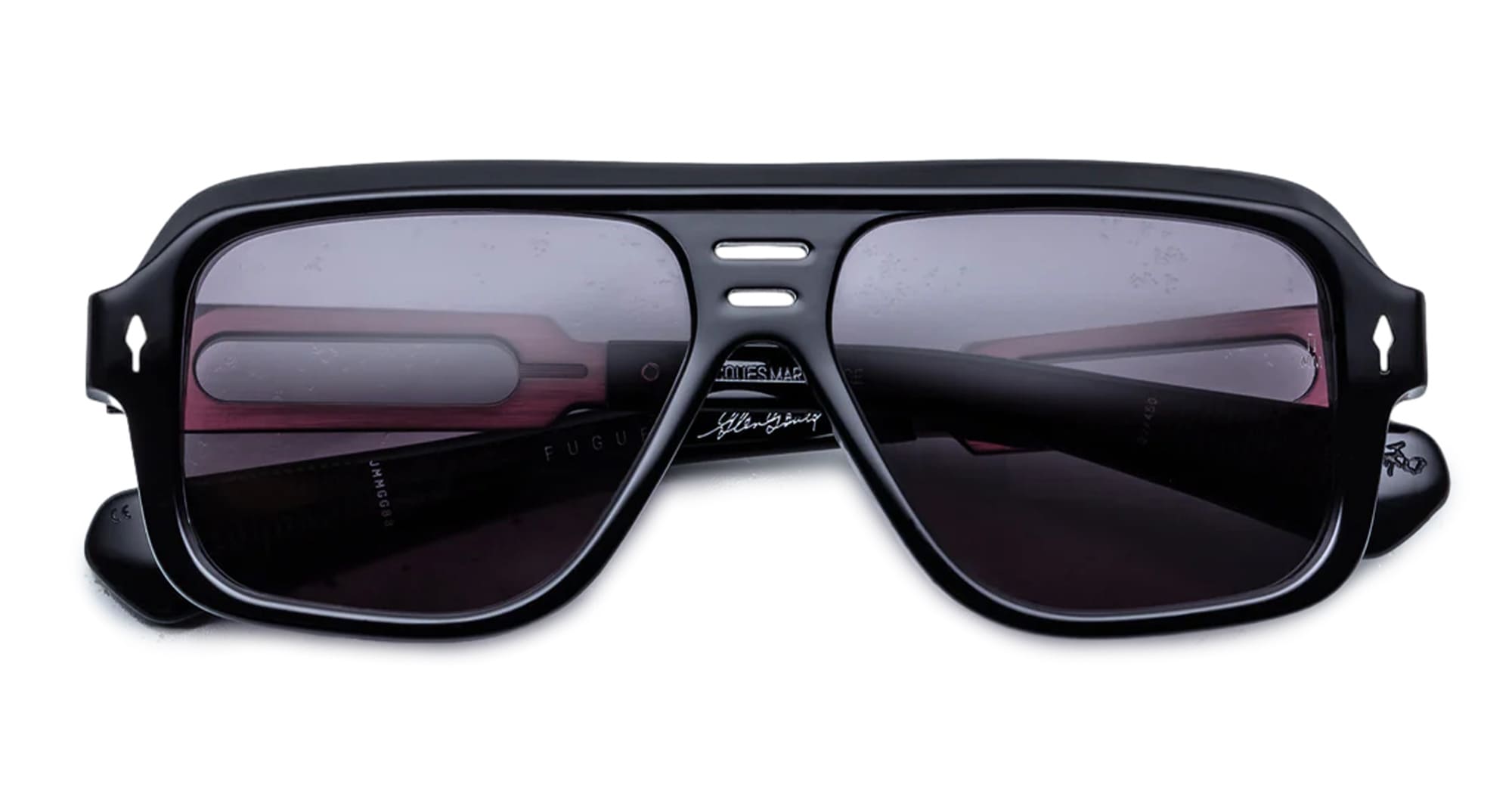 Ottica Mondello Roma - Jacques Marie Mage - JMMGG-88 - FUGUE - BLACK - Acetate, titanium - shape Navigator - Black - EYEWEAR - SUNGLASSES - Uomo,Men - lens jet black - Made In Japan
