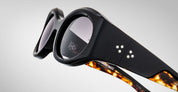 Ottica Mondello Roma - Jacques Marie Mage - JMMYC-11A - GIA - NOIR 11 - Acetate - shape Oval - Black - EYEWEAR - SUNGLASSES - Donna,Women - lens Gradient grey - Made In Japan