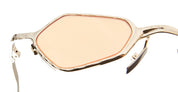 Ottica Mondello Roma - Kuboraum - KRSZ25LG0000002R - MASK Z25 - LIGHT GOLD - metal, acetate - shape Geometrical - light gold - EYEWEAR - SUNGLASSES - Unisex,Uomo,Donna,Women,Men - lens orange - Made In Italy