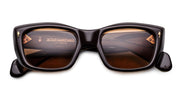 Ottica Mondello Roma - Jacques Marie Mage - JMMCO-5K - CORNICHE - WALNUT - Acetate - shape Rectangular - brown - EYEWEAR - SUNGLASSES - Unisex,Uomo,Donna,Women,Men - lens orange - Made In Japan