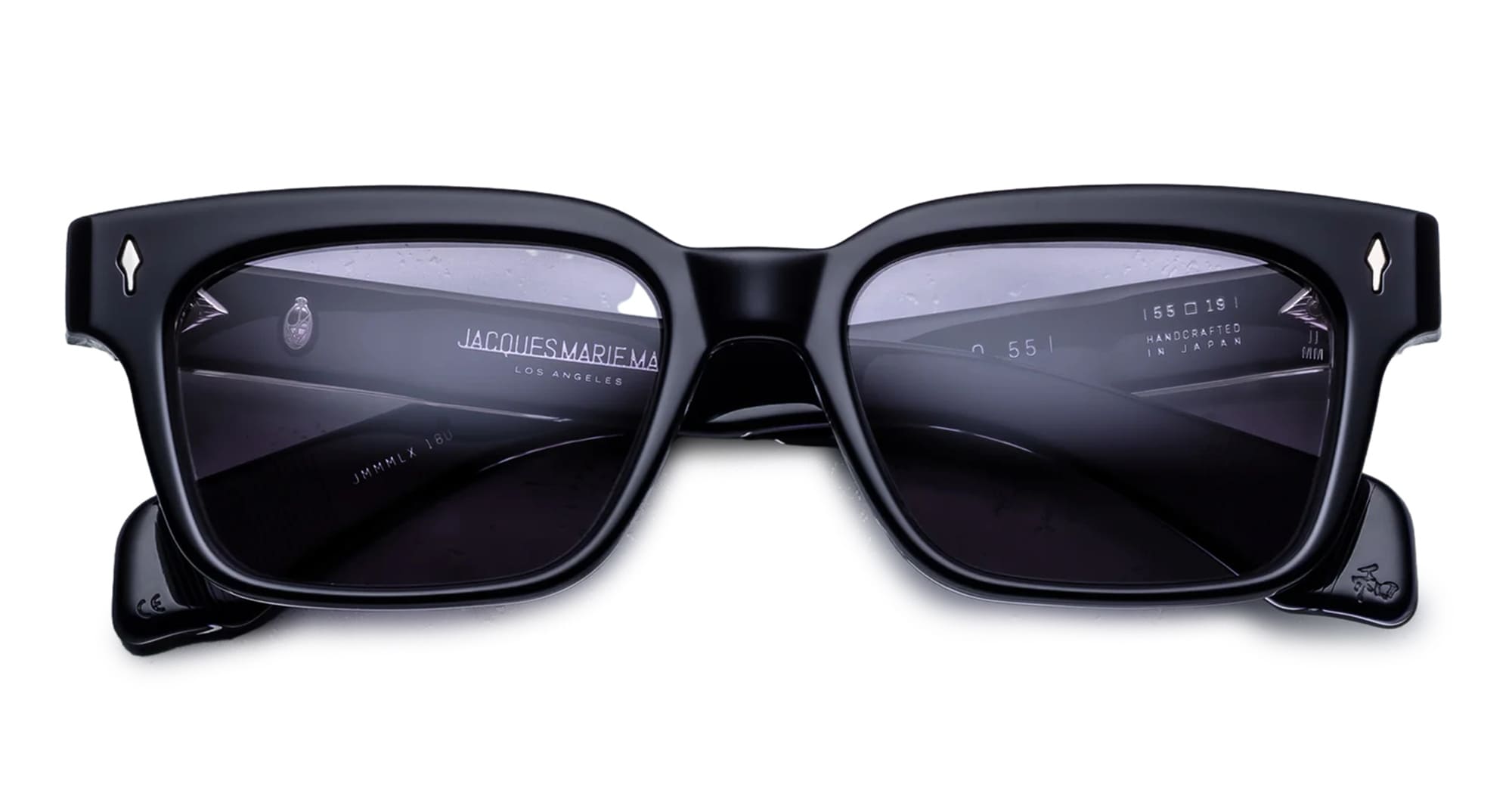 Ottica Mondello Roma - Jacques Marie Mage - JMMMLX-18U - MOLINO 55 - HUDSON - Acetate - shape Rectangular - blue - EYEWEAR - SUNGLASSES - Unisex,Uomo,Donna,Women,Men - lens purple gradient - Made In Japan