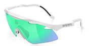 Ottica Mondello Roma - Alba Optics - 8050054516417 - MANTRA - WHITE / VZUM F-LENS BTL - Tr90 - shape Mask - White - EYEWEAR - SUNGLASSES - Unisex,Uomo,Donna,Women,Men - lens blue green - Made In Italy