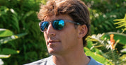 Ottica Mondello Roma - Maui Jim - MJ0597S-004 - MELEMELE - MATTE TRANSPARENT GREY / BLUE HAWAII - nylon - shape Rectangular - grey - EYEWEAR - SUNGLASSES - Unisex,Uomo,Donna,Women,Men - lens Blue - Made In Italy
