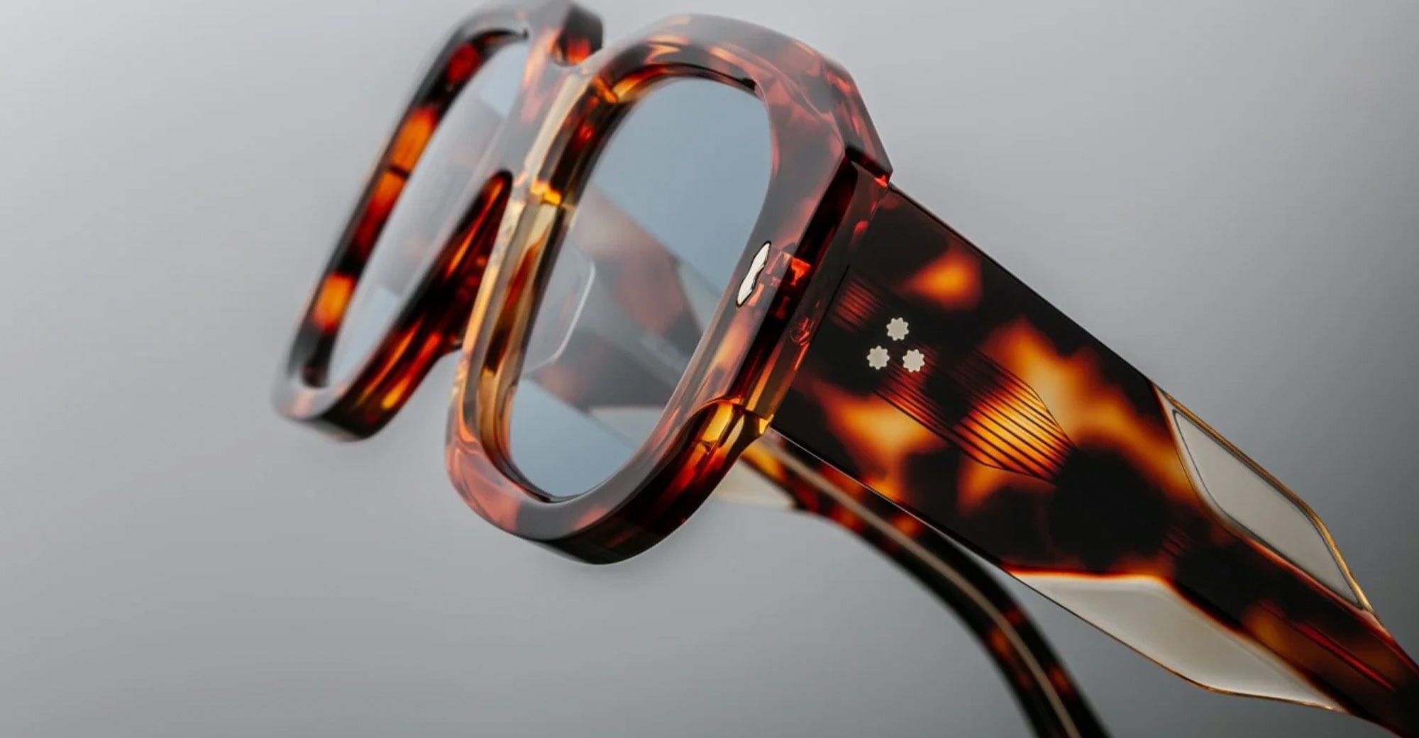 Ottica Mondello Roma - Jacques Marie Mage - JMMLC-19 - LACY - LEOPARD - Acetate - shape Squared - Havana - EYEWEAR - SUNGLASSES - Unisex,Uomo,Donna,Women,Men - lens Grey - Made In Japan