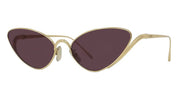 Ottica Mondello Roma - Loewe - LW40179U5930Y - LW40179U - GOLD / PURPLE LENS - Metal - shape Cat-eye - Gold - EYEWEAR - SUNGLASSES - Donna,Women - lens purple - Made In Italy