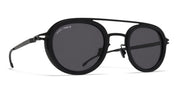 Ottica Mondello Roma - Mykita - 10089967 - GRUNT - MH6 Pitch Black - stainless steel - shape Pilot - Black - EYEWEAR - SUNGLASSES - Unisex,Uomo,Donna,Women,Men - lens Grey - Made In Germany