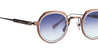 Ottica Mondello Roma - Sato - REVATI-T-AB-AS-1 - REVATI - ANTIQUE BRONZE / ANTIQUE SILVER - Titanium - shape Round - bronze brown - EYEWEAR - SUNGLASSES - Uomo,Men - lens Gradient blue - Made In Japan