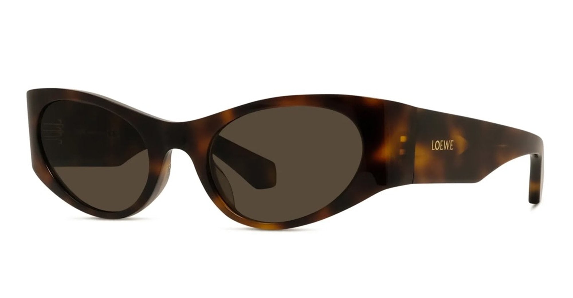 Ottica Mondello Roma - Loewe - LW40196U5352E - SIGNATURE DARK HAVANA CAT-EYE SUNGLASSES - Acetate - shape Cat-eye - Havana - EYEWEAR - SUNGLASSES - Donna,Women - lens Brown - Made In Italy