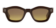 Ottica Mondello Roma - T HENRI - AUAC - AURELIA - COCOA - Acetate - shape Squared - brown - EYEWEAR - SUNGLASSES - Unisex,Uomo,Donna,Women,Men - lens Brown - Made In Japan