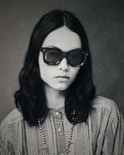 Ottica Mondello Roma - Jacques Marie Mage - JMMLG-5C - ELMYR - ARGYLE - titanium, acetate - shape Panto - Havana - EYEWEAR - SUNGLASSES - Unisex,Uomo,Donna,Women,Men - lens Blue - Made In Japan