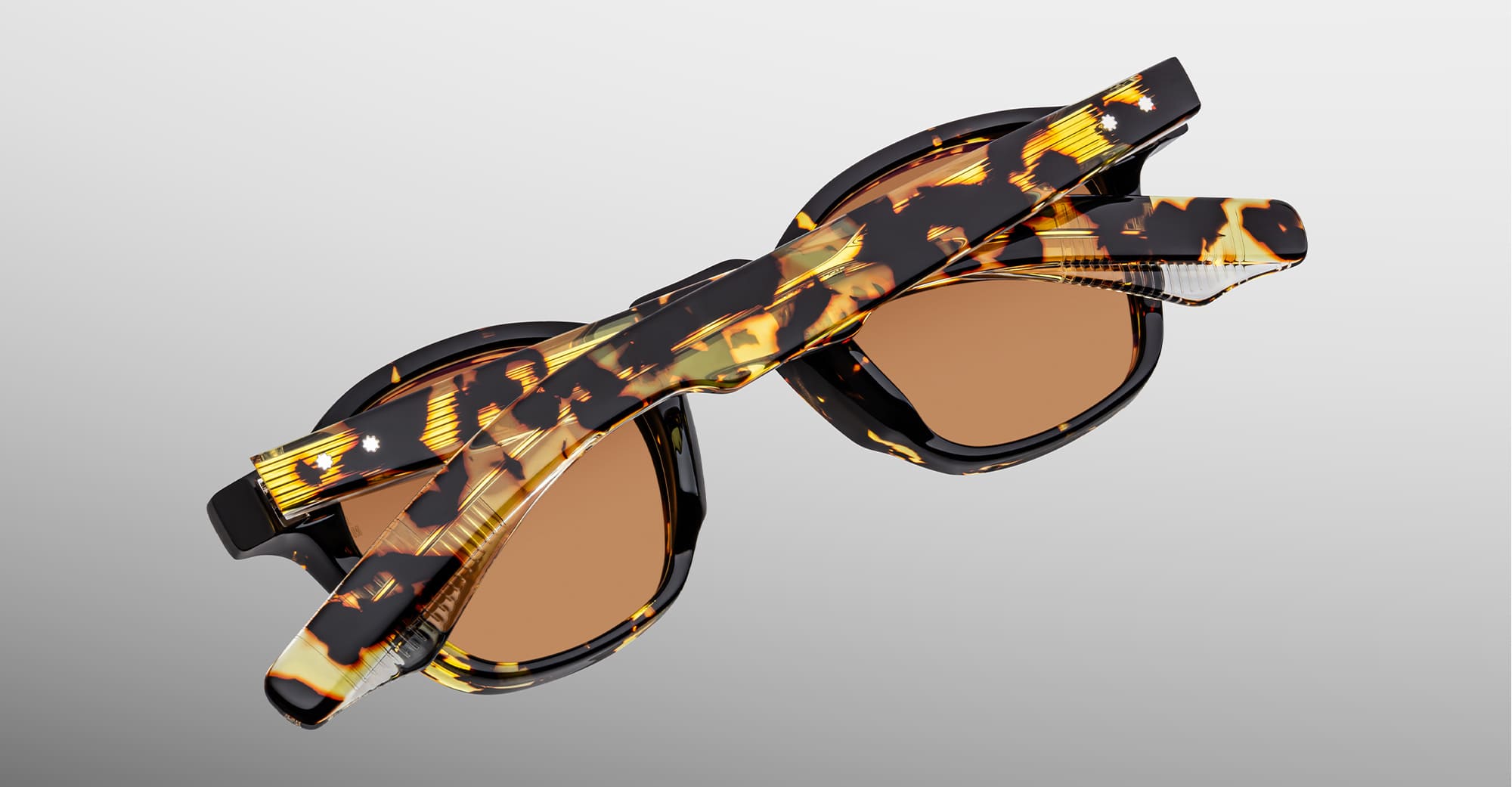 Ottica Mondello Roma - Jacques Marie Mage - JMMZP-H14 - ZEPHIRIN - TOKYO - Acetate, titanium - shape Squared - Tortoise - EYEWEAR - SUNGLASSES - Unisex,Uomo,Donna,Women,Men - lens orange - Made In Japan