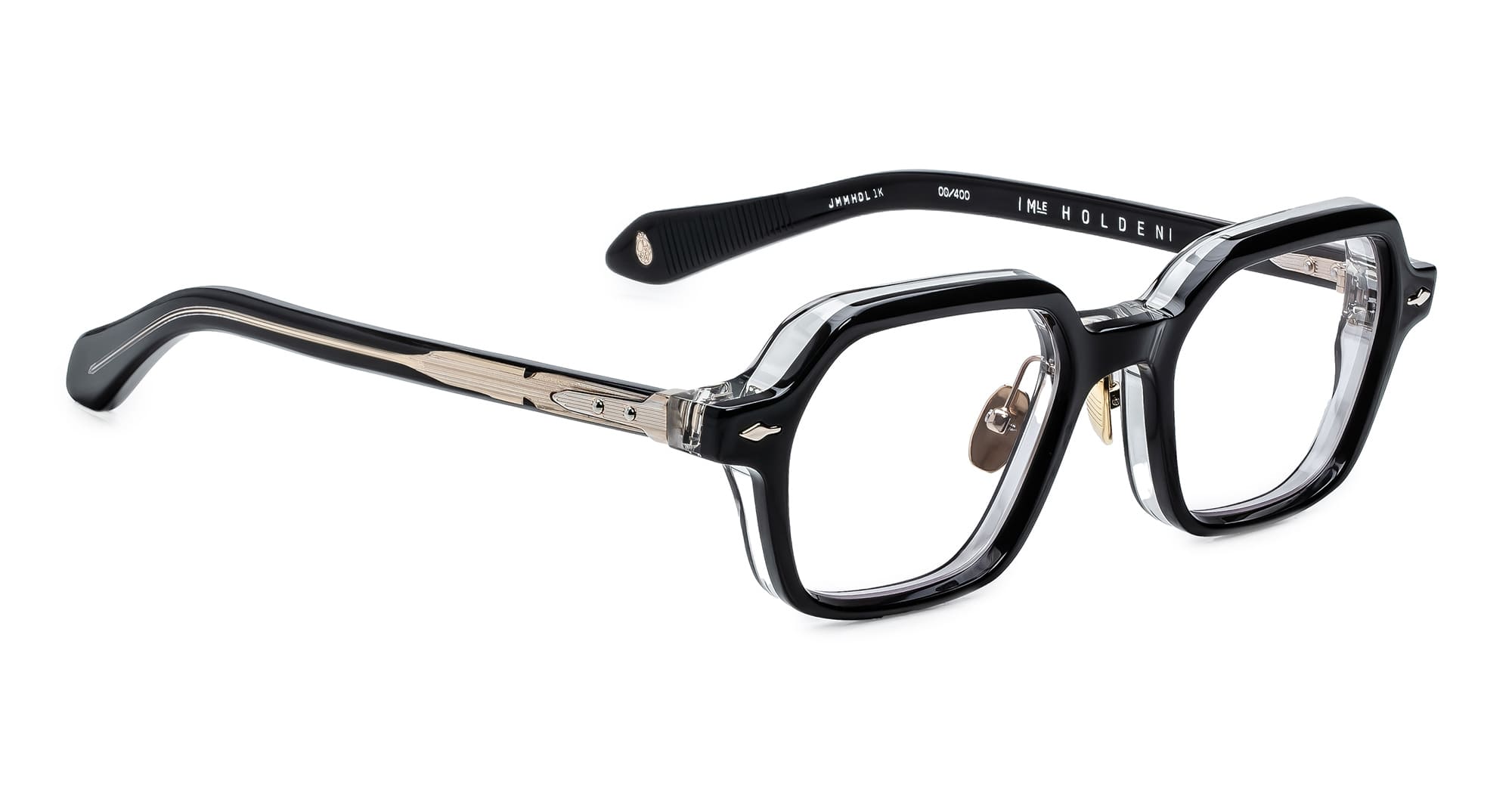 Ottica Mondello Roma - Jacques Marie Mage - JMMHOLRX-1K - HOLDEN - MAVERICK RX - Acetate - shape  - Black - EYEWEAR - EYEGLASSES - Unisex,Uomo,Donna,Women,Men - lens  - Made In Japan