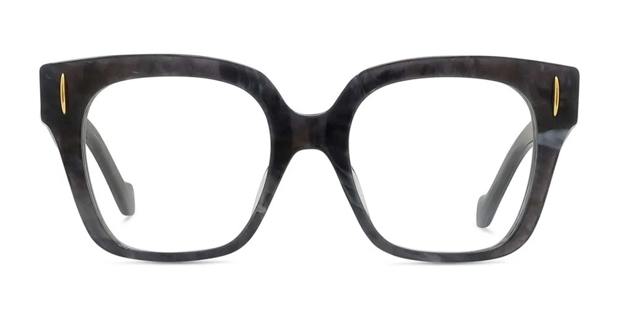 Ottica Mondello Roma - Loewe - LW50069I51063 - ANAGRAM LW50069I - SHINY BLACK RX - Acetate - shape Squared - Black - EYEWEAR - EYEGLASSES - Donna,Women - lens Clear - Made In Italy