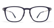 Ottica Mondello Roma - Mykita - 10029491 - TUKTU - DARK BLUE / SHINY SILVER RX - stainless steel - shape  - Silver, blue - EYEWEAR - EYEGLASSES - Unisex,Uomo,Donna,Women,Men - lens  - Made In Germany