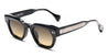 Ottica Mondello Roma - T HENRI - TAS007 - TUATARA - SHADOW II - Acetate - shape Panto - Black - EYEWEAR - SUNGLASSES - Unisex,Uomo,Donna,Women,Men - lens Gradient brown - Made In Japan