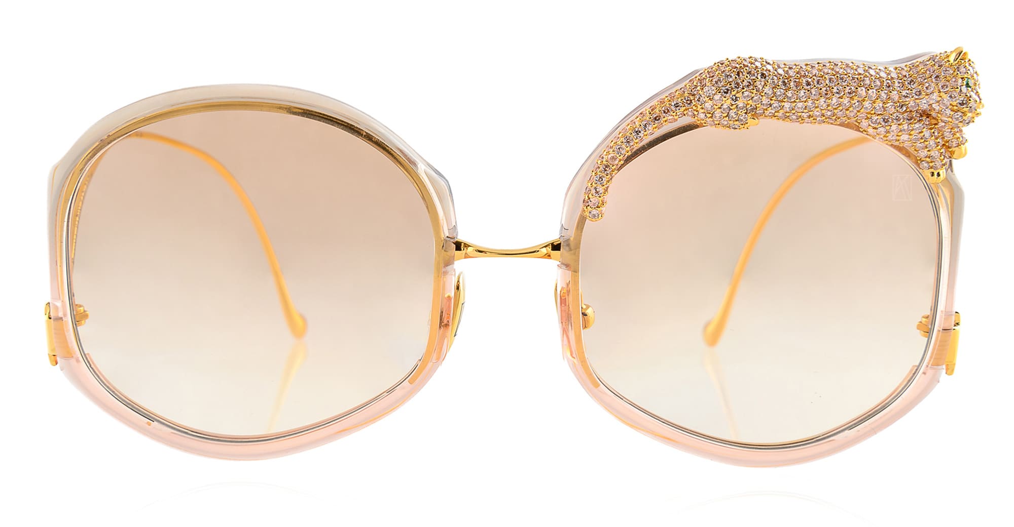 Ottica Mondello Roma - Anna-Karin Karlsson - S201-4807 - ROSE ET LE REVE - Tobacco - Titanium - shape Octagonal - Gold - EYEWEAR - SUNGLASSES - Donna,Women - lens Gradient brown - Made In Japan
