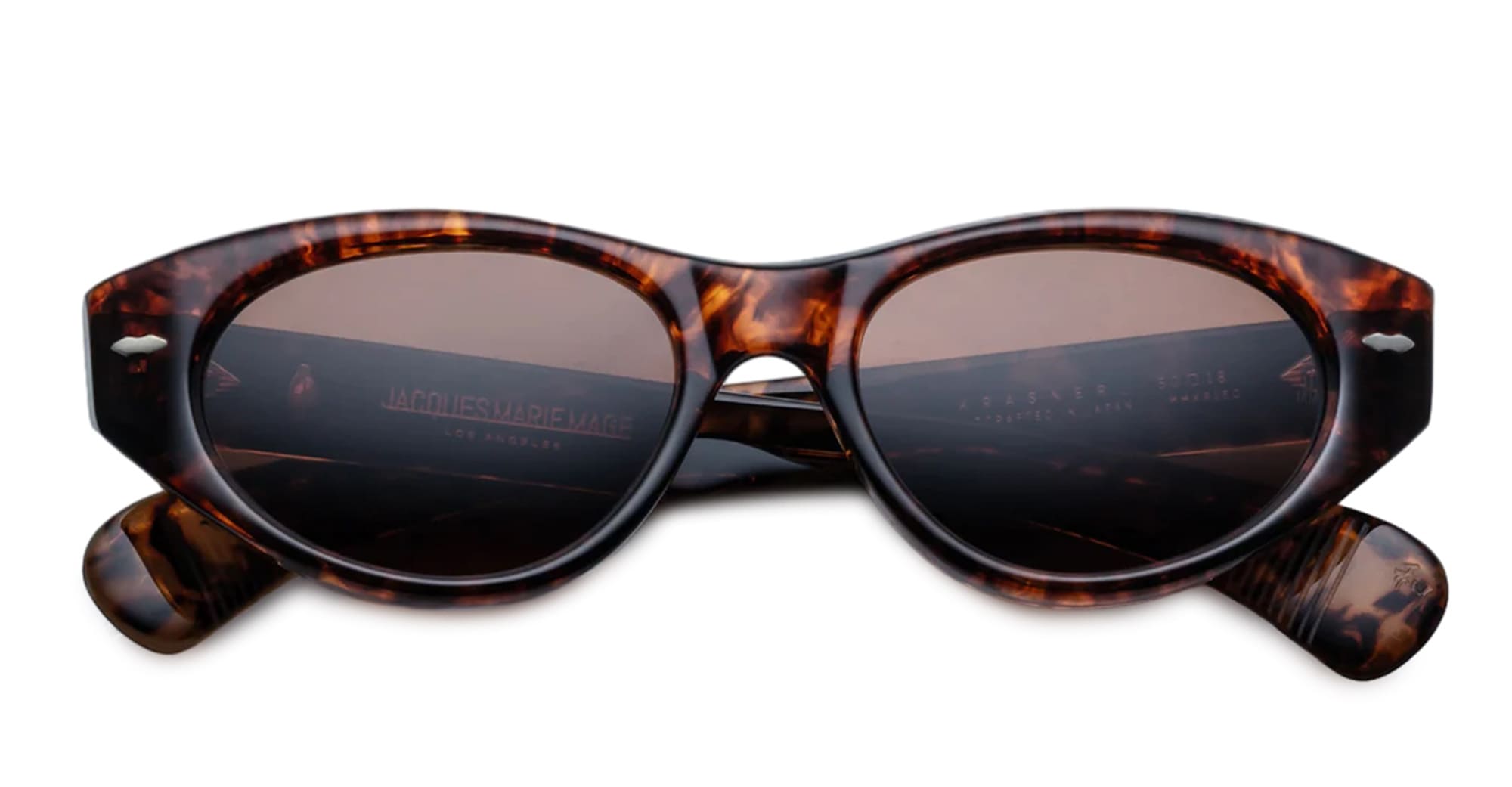 Ottica Mondello Roma - Jacques Marie Mage - JMMKR-15D - KRASNER - SAMOA - Acetate - shape Cat-eye - Tortoise - EYEWEAR - SUNGLASSES - Donna,Women - lens Brown - Made In Japan