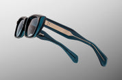 Ottica Mondello Roma - Jacques Marie Mage - JMMCO-9F - CORNICHE - INDIGO - Acetate - shape Rectangular - blue - EYEWEAR - SUNGLASSES - Unisex,Uomo,Donna,Women,Men - lens Gradient blue - Made In Japan