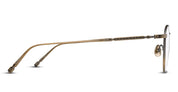 Ottica Mondello Roma - Matsuda - M3140.RX.BG.50 - M3140 - BRUSHED GOLD / 50 RX  - Titanium - shape Panto - Gold - EYEWEAR - EYEGLASSES - Unisex,Uomo,Donna,Women,Men - lens Clear - Made In Japan