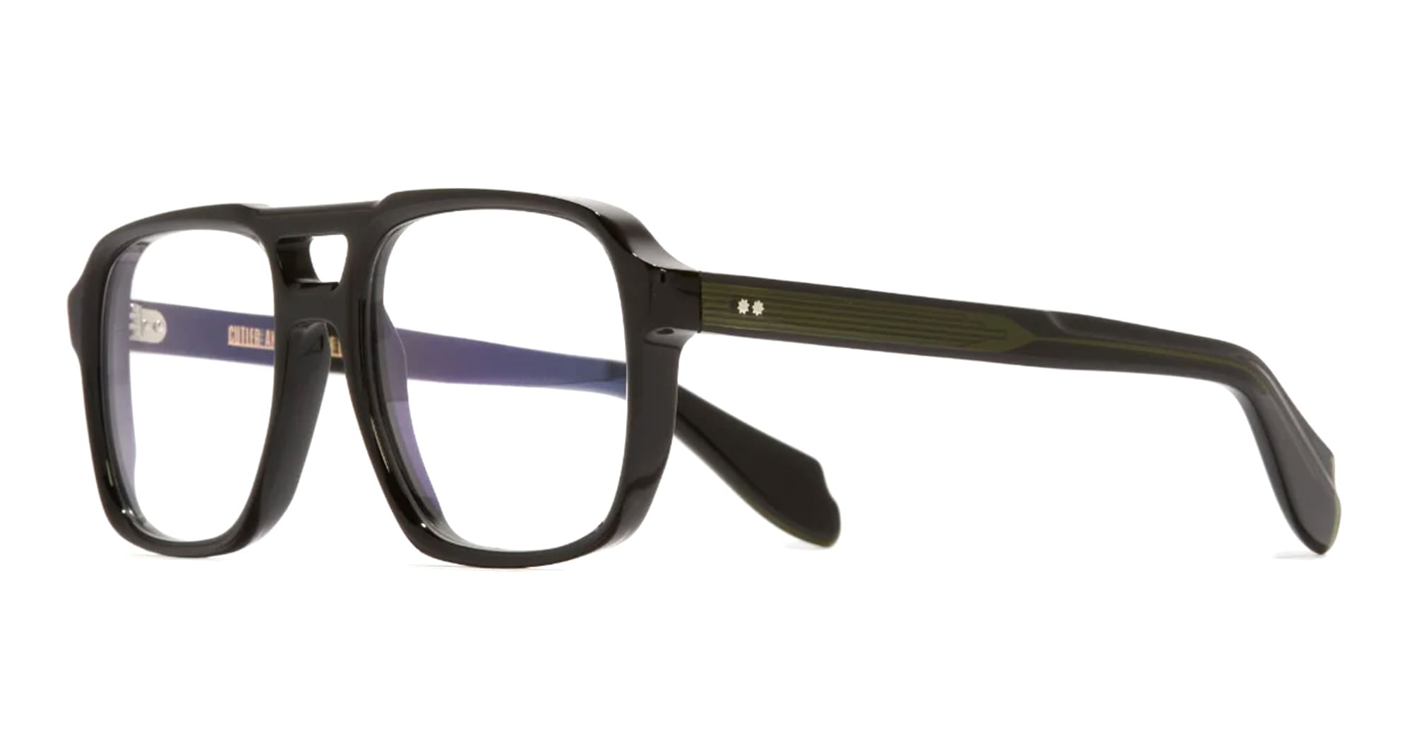 Ottica Mondello Roma - Cutler and Gross - CGOP-1394-55-13 - 1394 - BLACK RX - Acetate - shape Aviator - Black - EYEWEAR - EYEGLASSES - Unisex,Uomo,Donna,Women,Men - lens Clear - Made In Italy