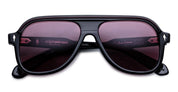 Ottica Mondello Roma - Jacques Marie Mage - JMMTW-88 - RMFC FOR JMM: TEEWINOT - BLACK - Acetate - shape Navigator - Black - EYEWEAR - SUNGLASSES - Unisex,Uomo,Donna,Women,Men - lens burgundy - Made In Japan