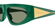 Ottica Mondello Roma - Bottega Veneta - BV1277S-003 - BV1277S-003 - GREEN - Acetate - shape  - green - EYEWEAR - SUNGLASSES - Donna,Women - lens  - Made In Japan
