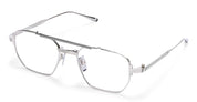 Ottica Mondello Roma - Akoni - AKX-539C-52 - PROTEUS - SHINY SILVER RX - Titanium - shape Navigator - Silver - EYEWEAR - EYEGLASSES - Unisex,Uomo,Donna,Women,Men - lens Clear - Made In Japan