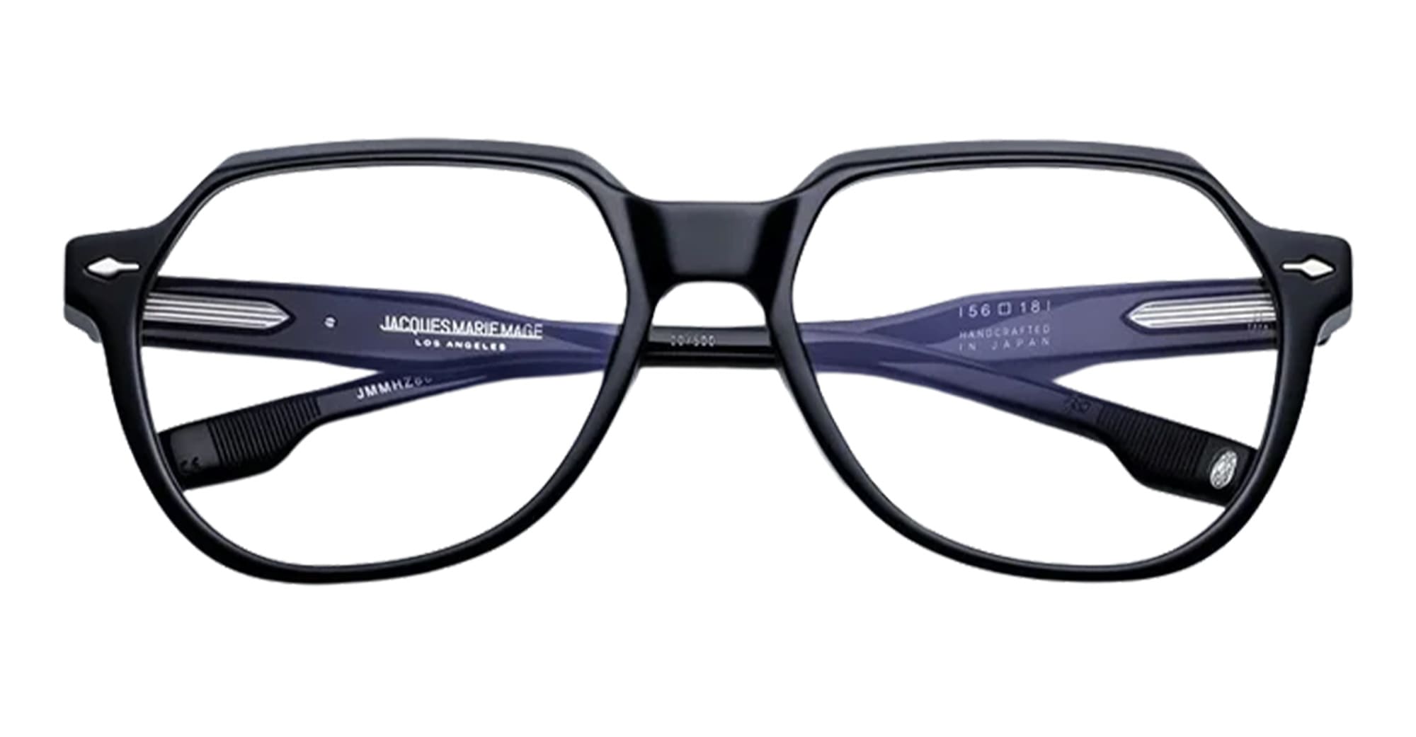 Ottica Mondello Roma - Jacques Marie Mage - JMMHZRX-88 - SHOZO - BLACK RX - Acetate - shape Round - Black - EYEWEAR - EYEGLASSES - Unisex,Uomo,Donna,Women,Men - lens Clear - Made In Japan