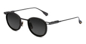 Ottica Mondello Roma - DITA - DTS482-A-02 - LINEAGE.68X - BLACK IRON / INK SWIRL / SILVER - titanium, acetate - shape Round - Black - EYEWEAR - SUNGLASSES - Unisex,Uomo,Donna,Women,Men - lens Grey - Made In Japan