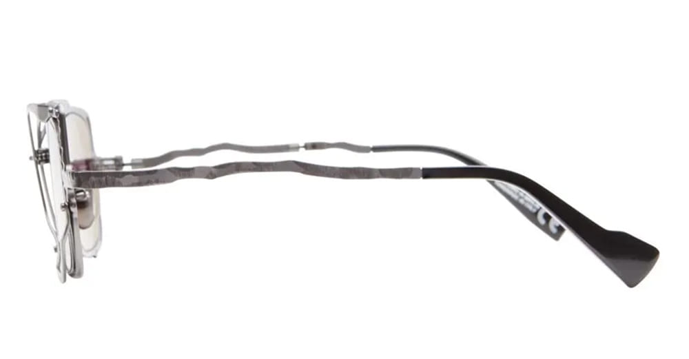 Ottica Mondello Roma - Kuboraum - KRSZ51RH0000002Y - MASK Z51 RH - DARK MATT GUNMETAL - metal, acetate - shape Squared - grey - EYEWEAR - SUNGLASSES - Unisex,Uomo,Donna,Women,Men - lens Grey - Made In Italy
