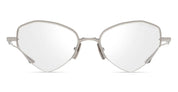 Ottica Mondello Roma - DITA - DTX193-A-03 - LUNARI - SILVER RX - Titanium - shape Cat-eye - Silver - EYEWEAR - EYEGLASSES - Donna,Women - lens 24h - Made In Japan