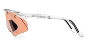 Ottica Mondello Roma - Alba Optics - 8050054518763 - MANTRA - CRYSTAL GLOSSY / VZUM SALMON - Tr90 - shape Mask - Crystal - EYEWEAR - SUNGLASSES - Unisex,Uomo,Donna,Women,Men - lens Pink - Made In Italy