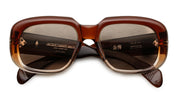 Ottica Mondello Roma - Jacques Marie Mage - JMMKB-9D - KOBO - HICKORY FADE - Acetate - shape Oval - brown - EYEWEAR - SUNGLASSES - Unisex,Uomo,Donna,Women,Men - lens Green - Made In Japan