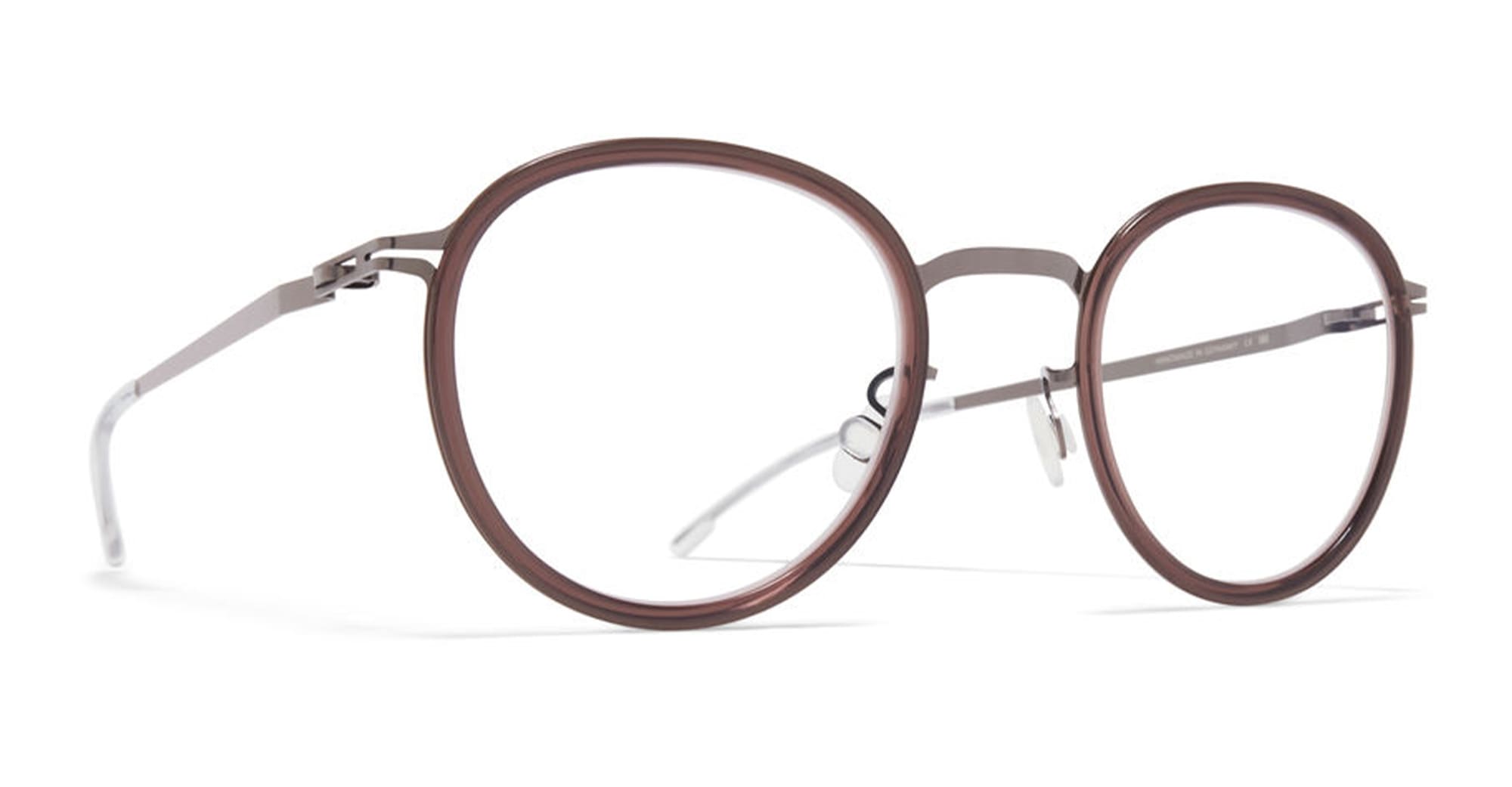 Ottica Mondello Roma - Mykita - 10300441 - KIANA - SHINY GRAPHITE / MAROON RX - Acetate, metal - shape  - grey - EYEWEAR - EYEGLASSES - Unisex,Uomo,Donna,Women,Men - lens  - Made In Germany