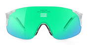 Ottica Mondello Roma - Alba Optics - 8050054516080 - JUMBO - CRYSTAL GLOSSY / VZUM F-LENS BTL - Tr90 - shape Mask - Crystal - EYEWEAR - SUNGLASSES - Unisex,Uomo,Donna,Women,Men - lens blue green - Made In Italy
