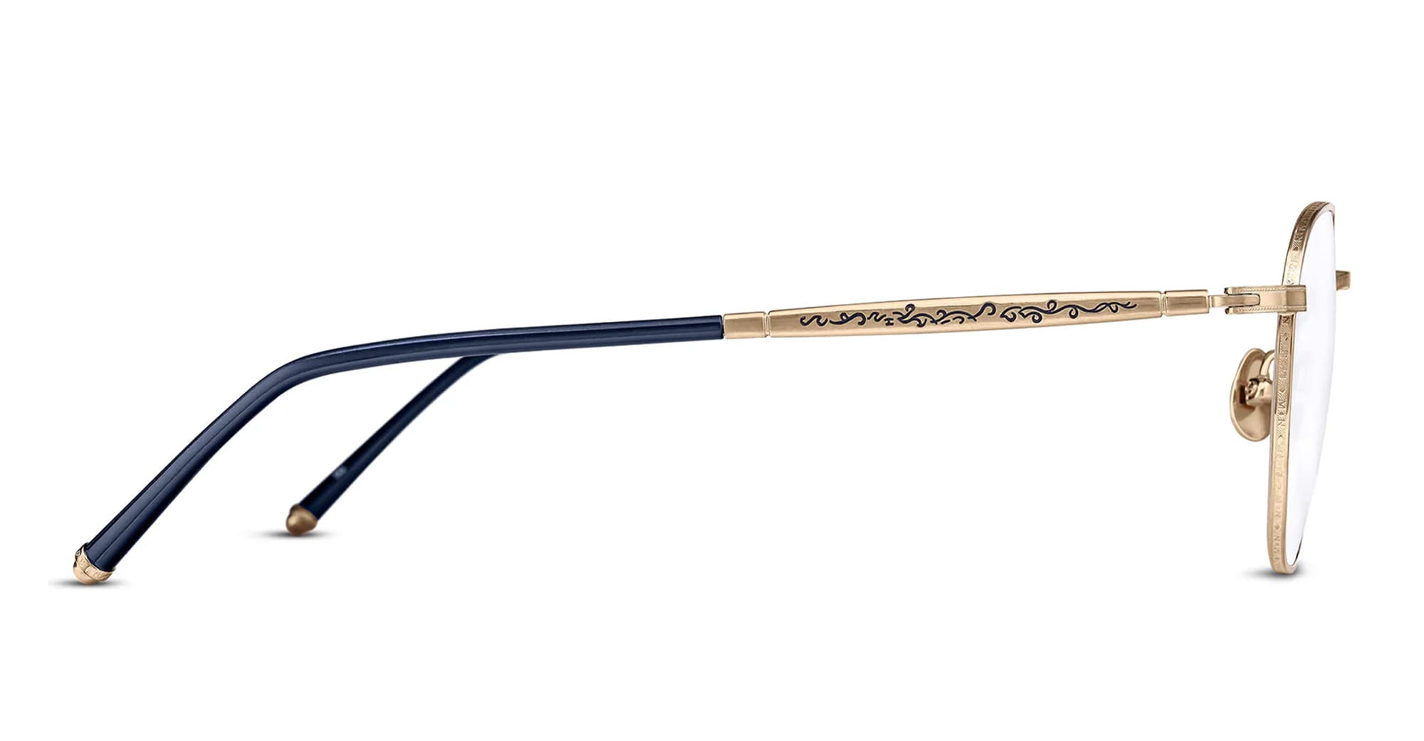 Ottica Mondello Roma - Matsuda - M3161.RX.BG.48 - M3161 - BRUSHED GOLD RX - Titanium - shape Squared - Gold - EYEWEAR - EYEGLASSES - Unisex,Uomo,Donna,Women,Men - lens Clear - Made In Japan