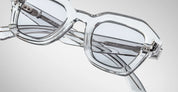 Ottica Mondello Roma - Jacques Marie Mage - JMMQE-15Z - EICHLER - SULFUR - Acetate - shape Squared - transparent beige - EYEWEAR - SUNGLASSES - Donna,Women - lens Grey - Made In Japan