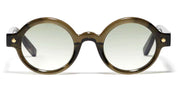 Ottica Mondello Roma - John Dalia - P13-C163-46 - Project 13 (46) - C163 Olive Translucid / Gold - Acetate - shape Round - green, gold - EYEWEAR - SUNGLASSES - Unisex,Uomo,Donna,Women,Men - lens Gradient green - Made In France