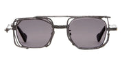 Ottica Mondello Roma - Kuboraum - KRSZ51RH0000002Y - MASK Z51 RH - DARK MATT GUNMETAL - metal, acetate - shape Squared - grey - EYEWEAR - SUNGLASSES - Unisex,Uomo,Donna,Women,Men - lens Grey - Made In Italy