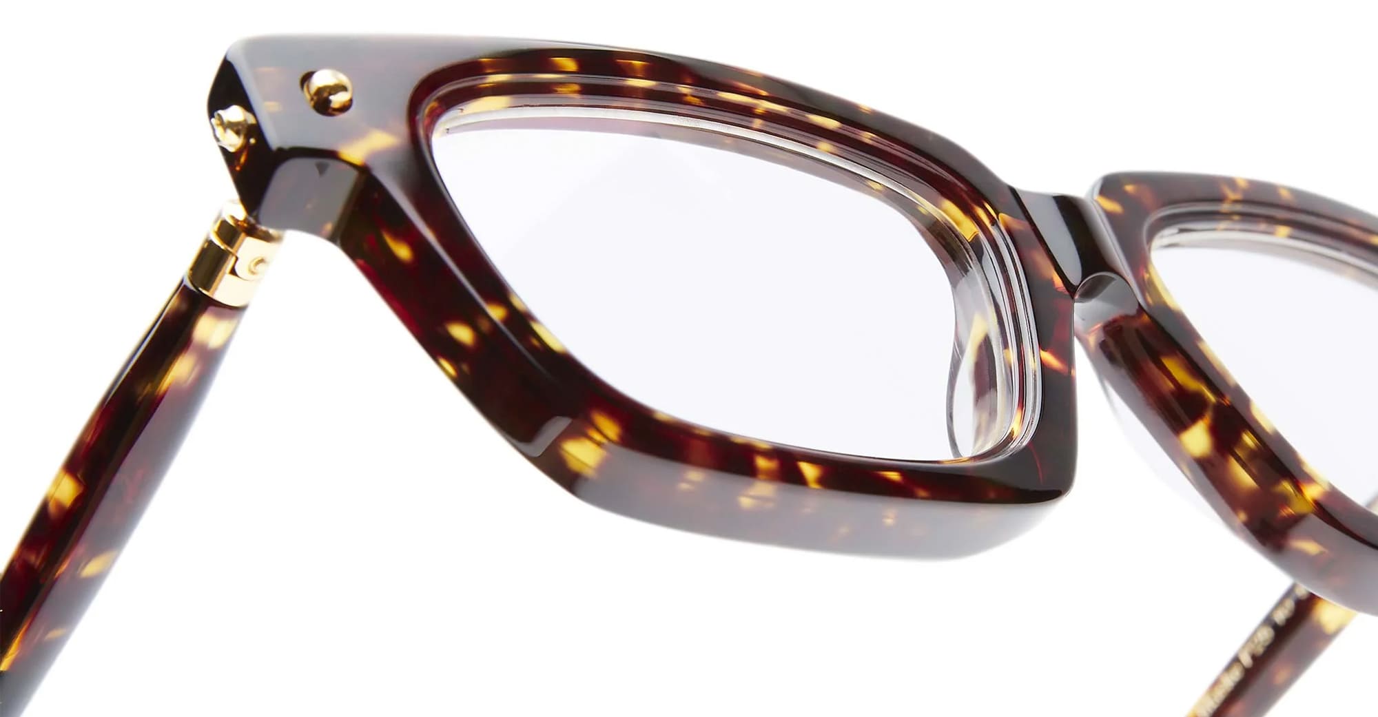 Ottica Mondello Roma - Kuboraum - KROP25TO000000OP - MASK P25 TO - TORTOISE RX - Acetate - shape Rectangular - Tortoise - EYEWEAR - EYEGLASSES - Donna,Women - lens Clear - Made In Italy