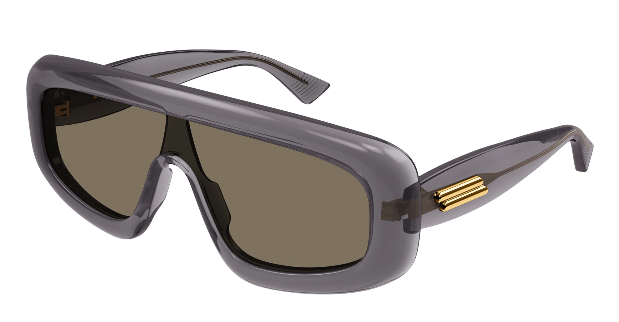 Ottica Mondello Roma - Bottega Veneta - BV1281S-003 - BV1281S-003 - GREY - Acetate - shape  - grey - EYEWEAR - SUNGLASSES - Unisex,Uomo,Donna,Women,Men - lens  - Made In Japan