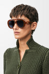 Ottica Mondello Roma - Loewe - LW40144U5553V - LW40144U - HAVANA - Acetate - shape  - Havana - EYEWEAR - SUNGLASSES - Donna,Women - lens  - Made In Italy