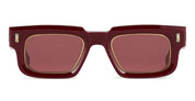 Ottica Mondello Roma - T HENRI - SPCGT - SUPERLEGGERA - GRENAT - Acetate, titanium - shape Rectangular - red - EYEWEAR - SUNGLASSES - Unisex,Uomo,Donna,Women,Men - lens red - Made In Japan