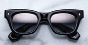 Ottica Mondello Roma - Jacques Marie Mage - JMMDE-10Y1 - DECADE COLLECTION: DEALAN - DECADE - Acetate - shape Squared - Black - EYEWEAR - SUNGLASSES - Uomo,Men - lens Gradient grey - Made In Japan